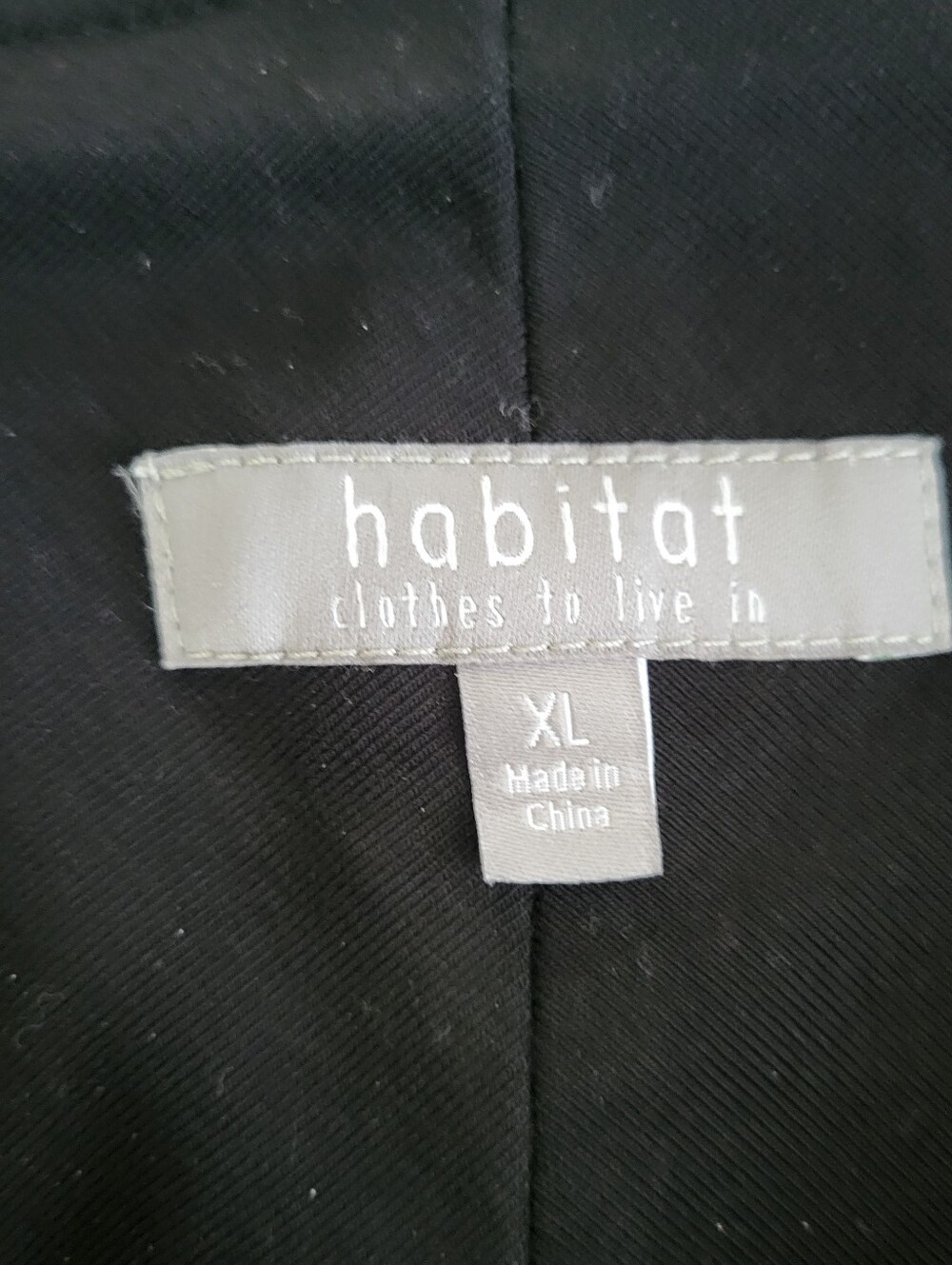 Habitat Black High-Waist Stretch Leggings, Size XL - Picture 5 of 6